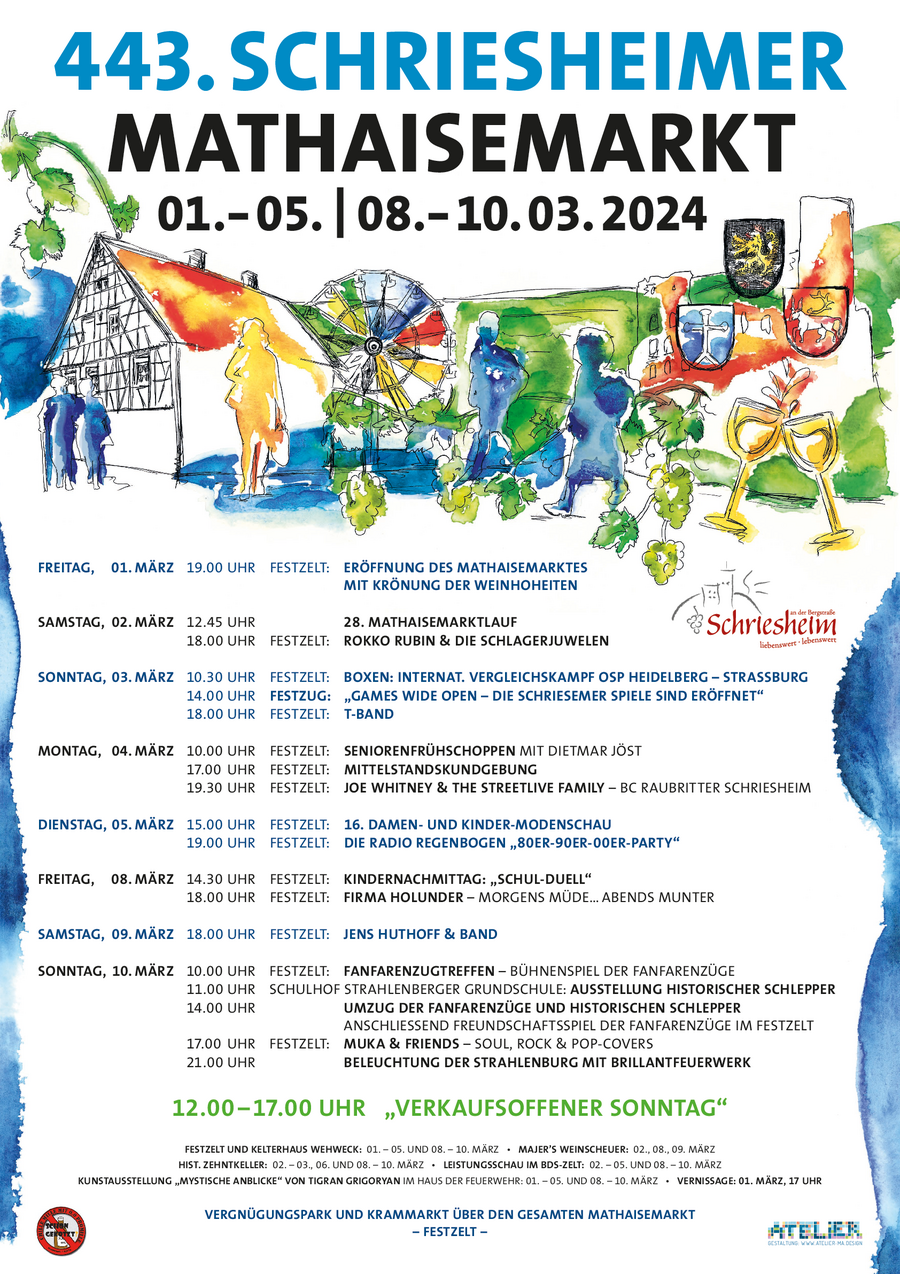 Mathaisemarkt 2024 - Programm-Plakat