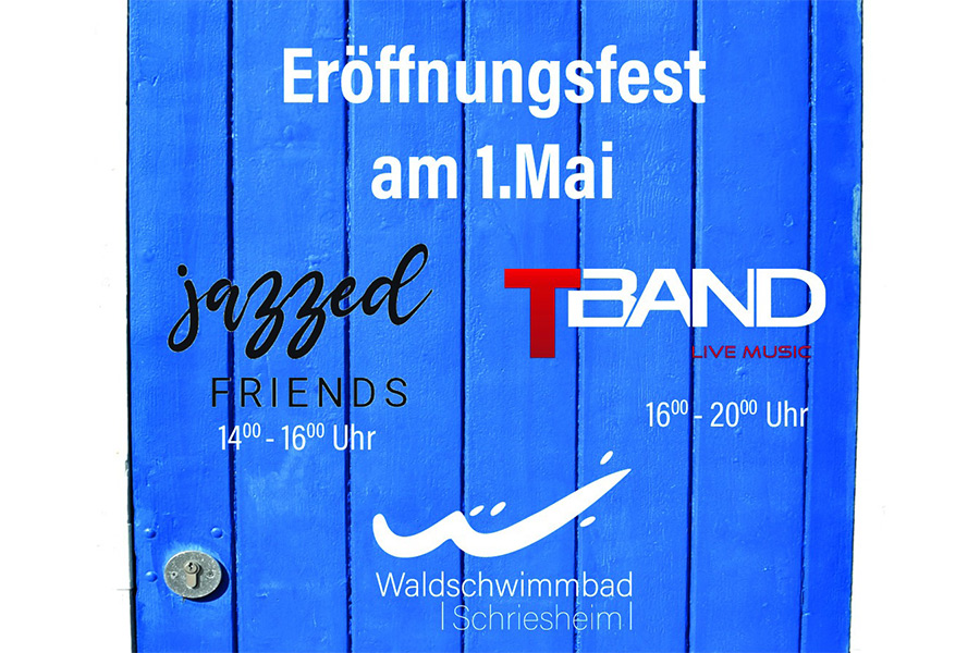 IEWS Schwimmbad - Eröffnungfest mit der T-Band am 1. Mai 2023